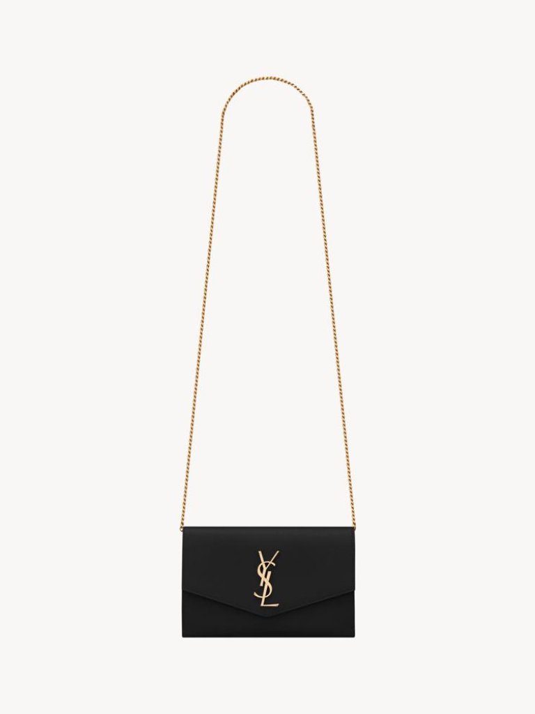 Saint Laurent Uptown Pouch With Chain Women